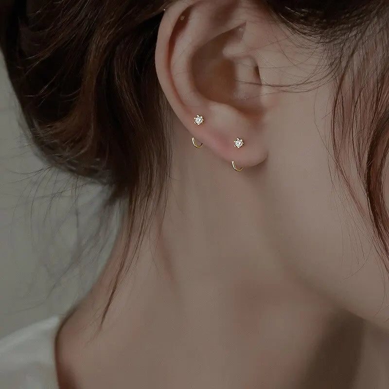Emily Elegant Mini Hoops