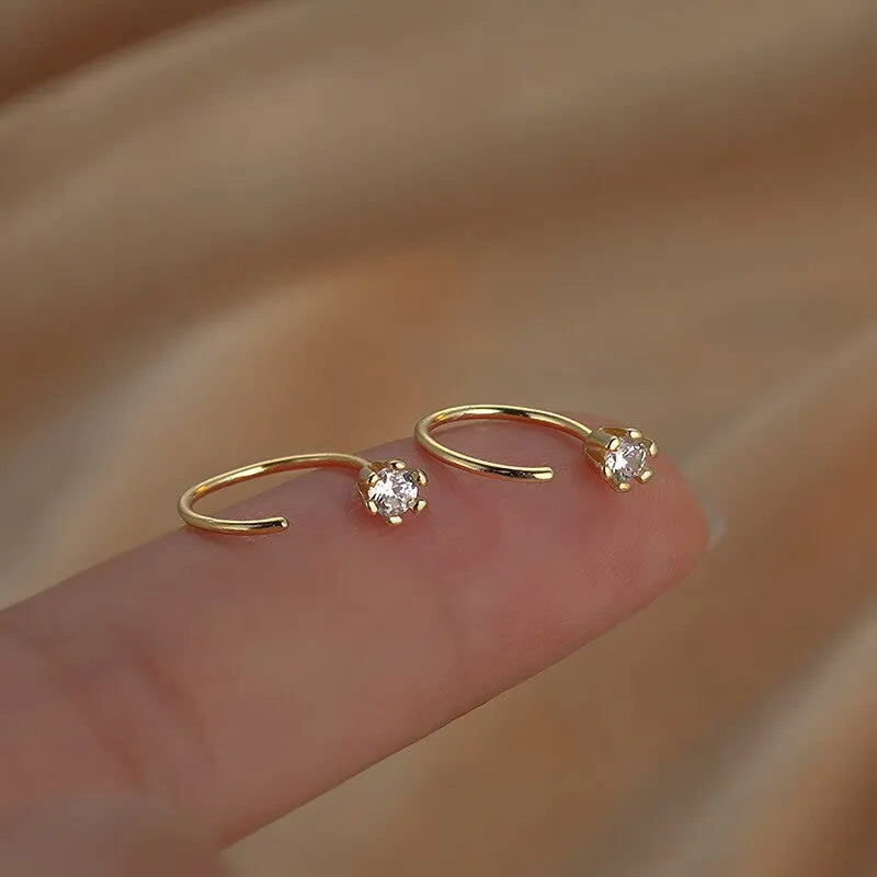 Emily Elegant Mini Hoops