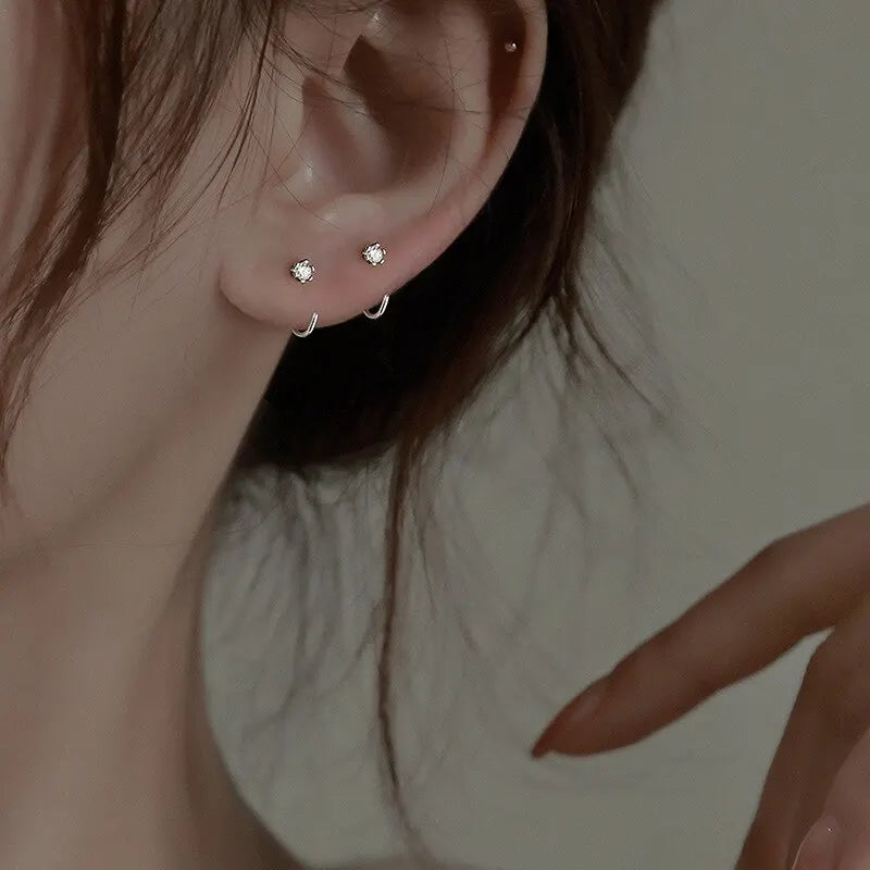 Emily Elegant Mini Hoops